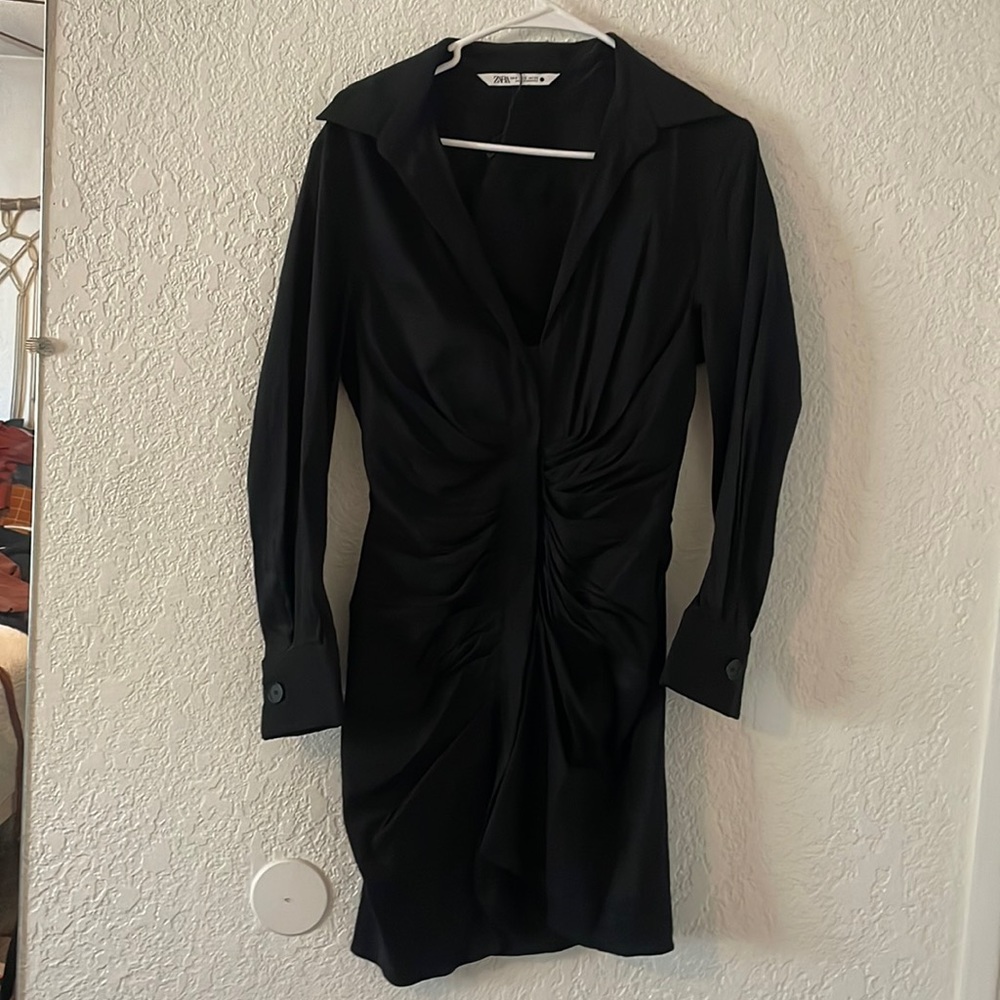 Zara ruched dress